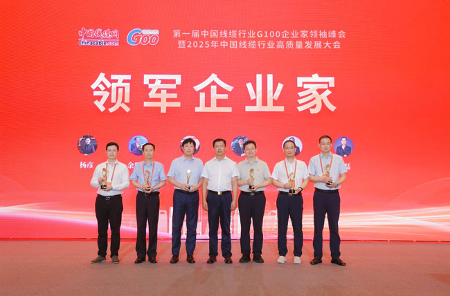 喜訊！民興電纜總經(jīng)理楊彥榮膺中國線纜行業(yè)“領(lǐng)軍企業(yè)家”