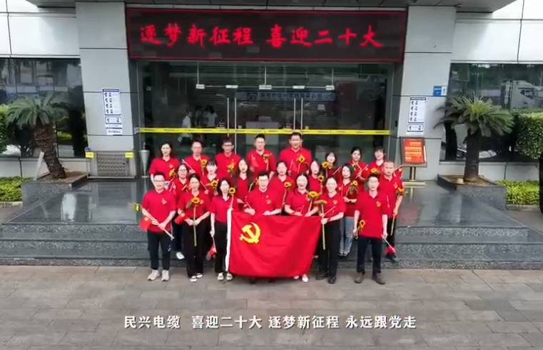 民興電纜喜迎二十大，奮進(jìn)新征程！